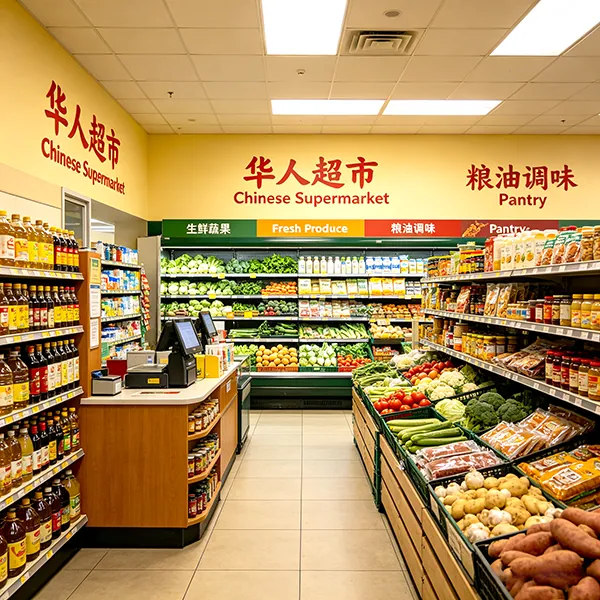 单店和中小海外华人超市选型占位图
