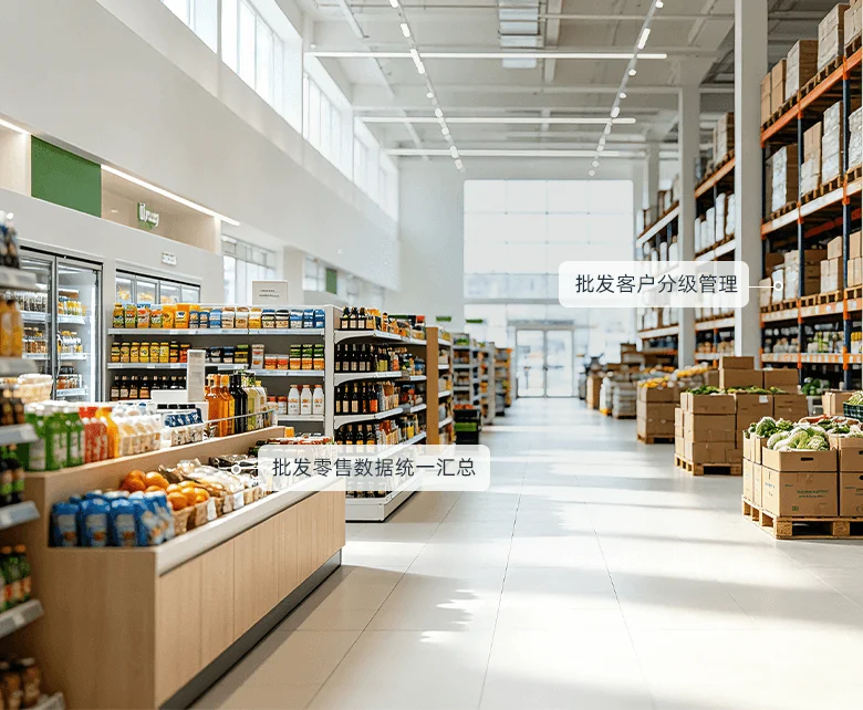 保税仓跨境超市线下体验门店经营场景示意图