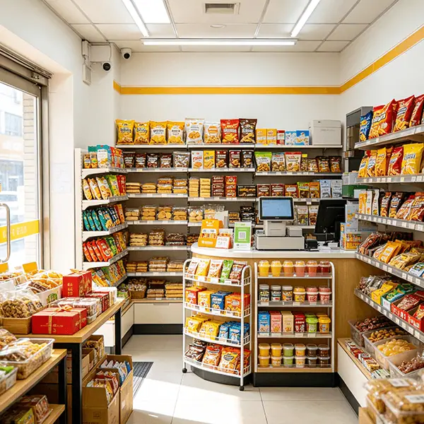 社区零食专卖单店选型占位图